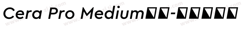 Cera Pro Medium字体字体转换